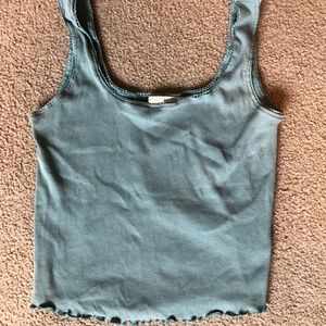 Womens Aqua tank top